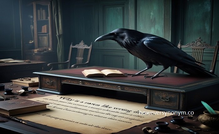 why is a raven like a writing desk