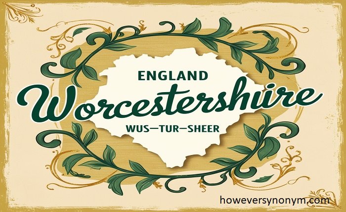 worcestershire pronunciation