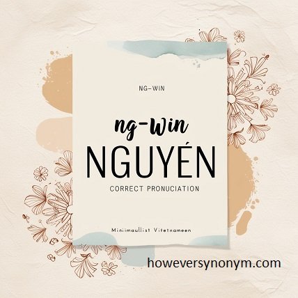 nguyen pronunciation