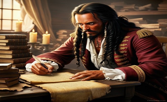 blackbeard writing